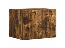 Maison Exclusive - Mueble De Tv Montado En La Pared Roble Ahumado