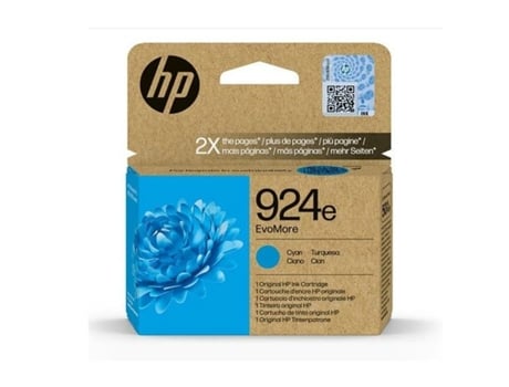 Cartucho de Tinta Original HP EvoMore 924e (Cian - HP)