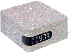 Lámpara de uñas UV LED Chennnls de 96 W con 4 temporizadores, secado rápido, enchufe plateado