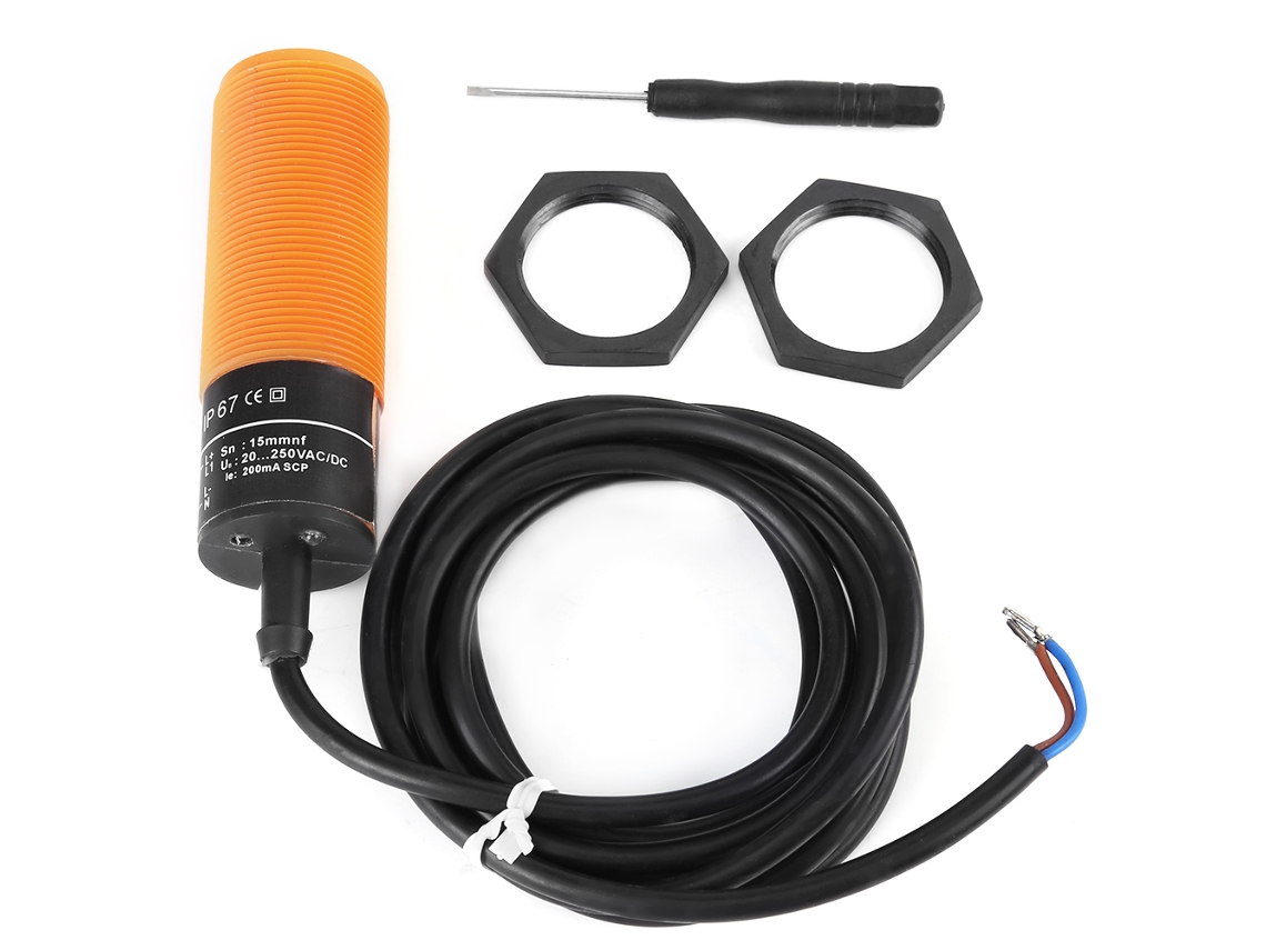 Ki0203 Sensor Capacitivo, Interruptor De Proximidad, Rango De 15 Mm, M30x1.5
