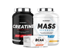Programa avanzado de pérdida de peso Mass Advanced: 2,5 kg, Banana Split, Hardcore Creatine, 1,5 kg, Naranja, BCAA, Xtreme Superset Nutrition