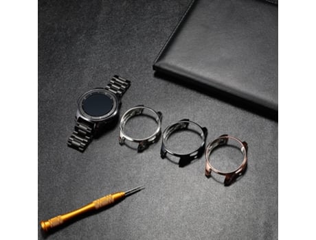Carcasa de Reloj SLOWMOOSE Samsung Galaxy Watch Gear S3 Frontier Bumper Diamante Suave Chapado Inteligente (Galaxy 46 Mm)