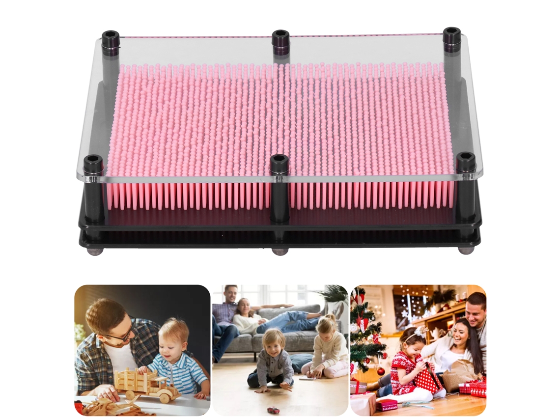 Juguete De Arte Con Alfileres De Plástico 3d, Modelo Para Impresión Por Clonación Manual, Regalo Creativo Para Niños, Lpink