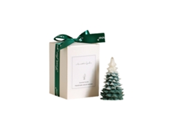 Vela aromática de árbol de Navidad Snowstorm Pera Fresia verde