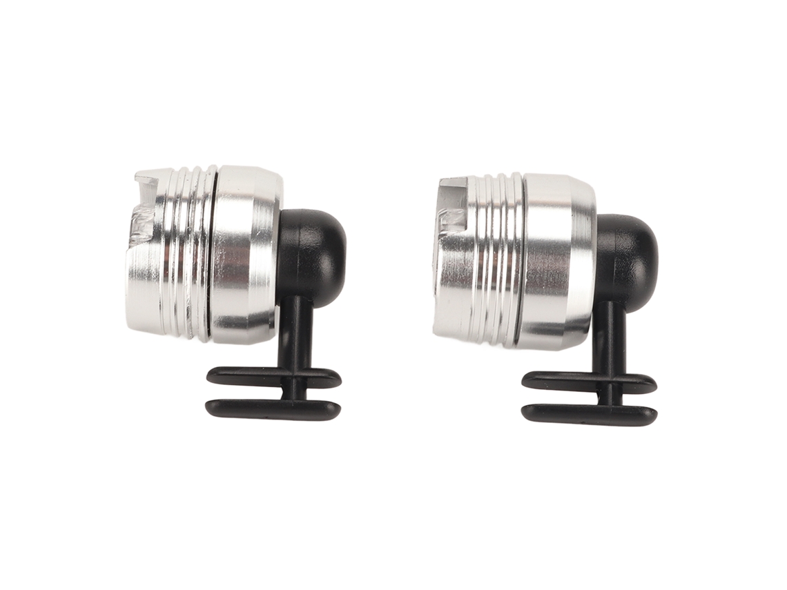 2 Piezas De Faros Delanteros Para Zapatos De Aleación De Aluminio, Linternas Led Impermeables, Accesorio Para Acampar Al Aire Libre, Senderismo, Colo