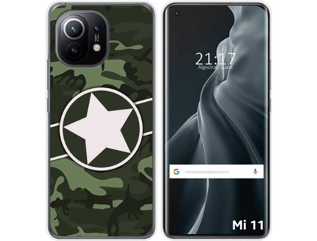 Carcasa Xiaomi Mi 11 5G TUMUNDOSMARTPHONE Camuflaje 01 Multicolor