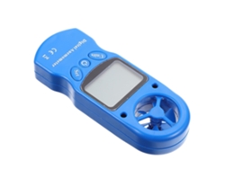1 Mini Anemômetro Higrotermógrafo Portátil (bateria Não Inclusa) Para Medição Rápida