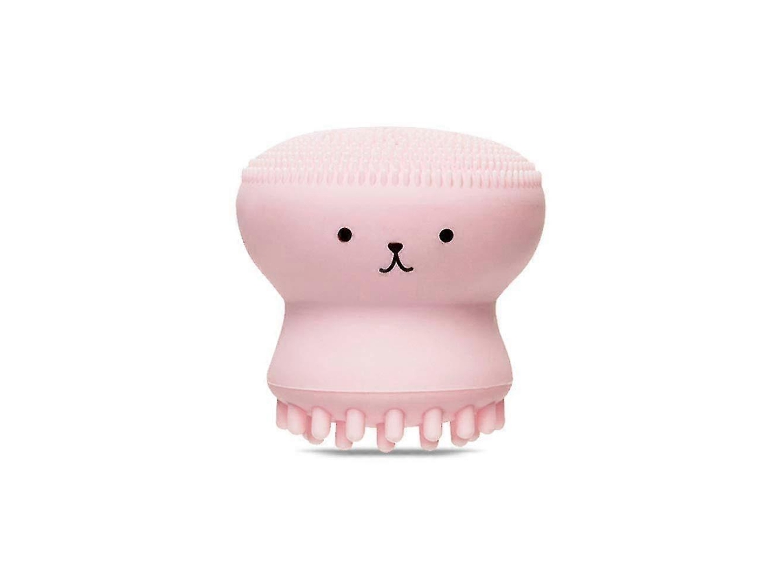 Cepillo de silicona con forma de medusa, esponja y cepillo limpiador de poros profundos todo en uno, suave, Rosewell (2023)