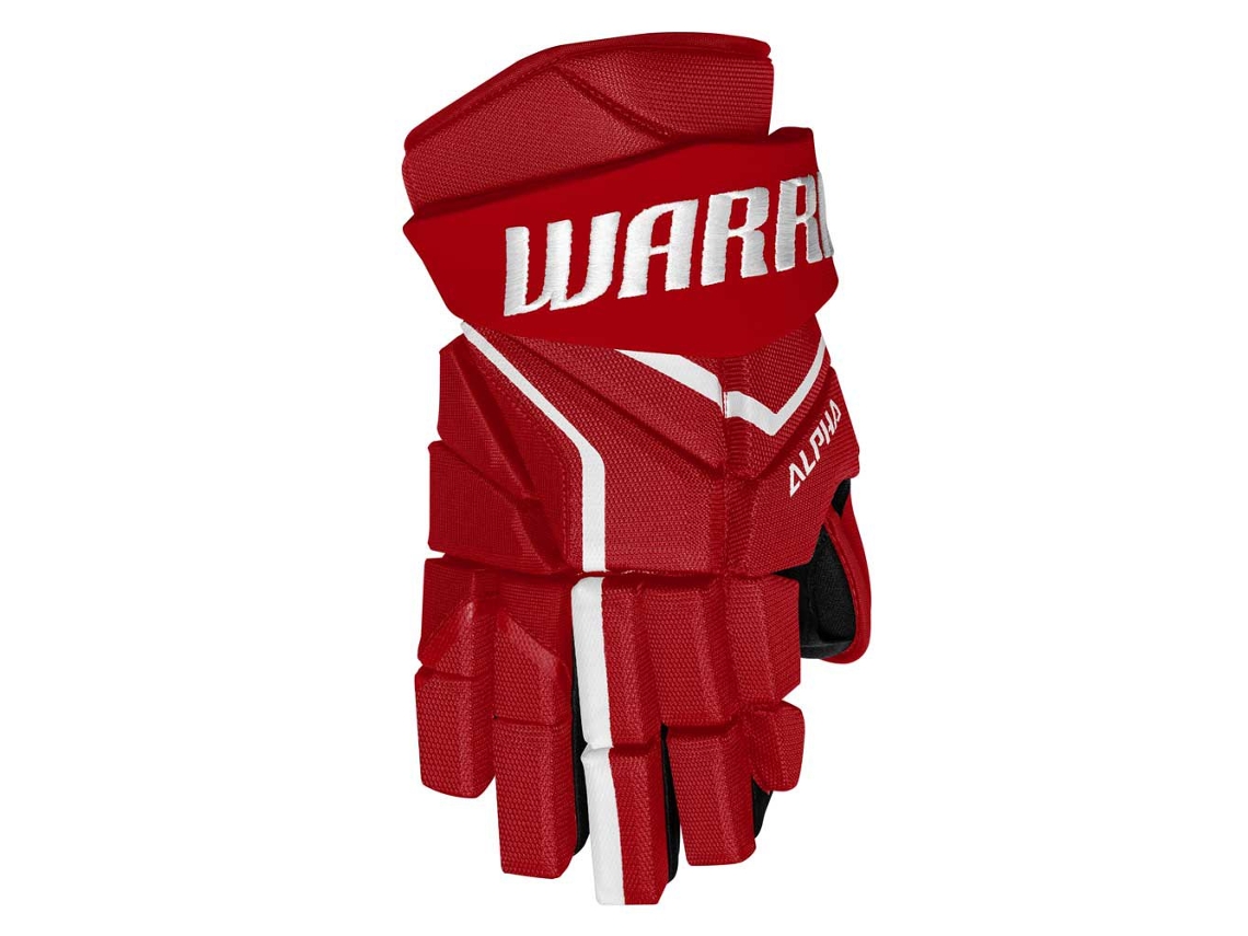 Luvas Júnior de Hóquei no Gelo Alpha Lx2 Max Vermelho 11Warrior