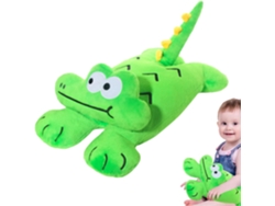 Peluche De Cocodrilo, Suave Decoración Para El Hogar, Con Forma De Caimán, Ideal Para Niños Y Niñas,