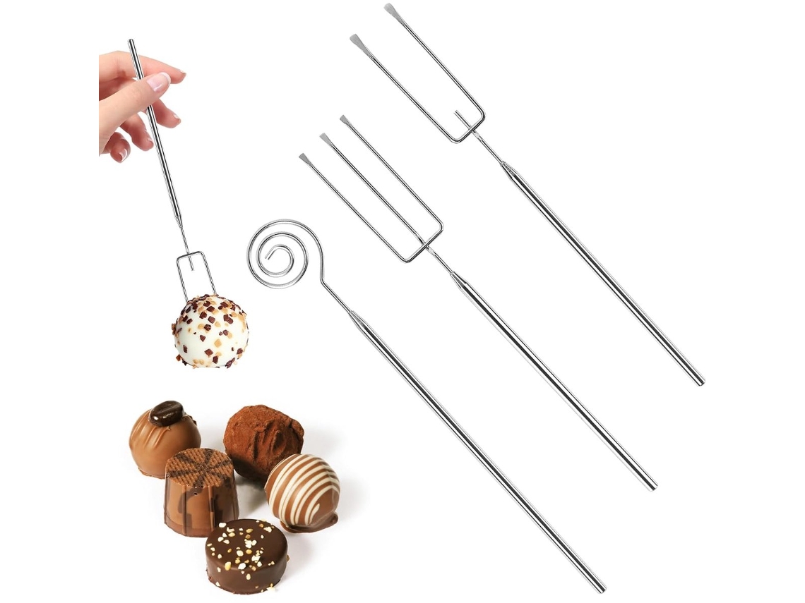 Tenedores Para Praliné De Chocolate, Juego De 3