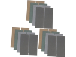 Juegos de 3 discos de lijado Topbathy para proyectos de bricolaje con lijado fino y grueso * Papel de lija húmedo: ideal para lijar