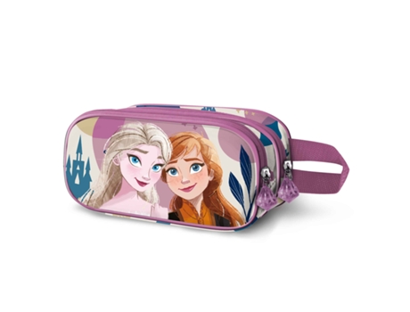 Frozen 2 Castle Estuche Portatodo 3D Doble, Multicolor