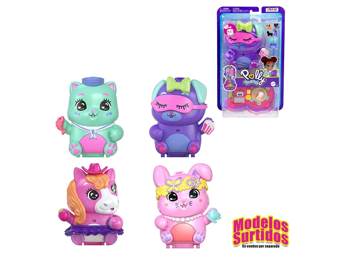 Kit de animales del mundo para mini muñecas Polly Pocket