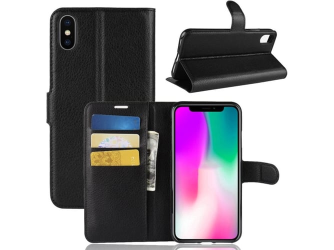 Funda iPhone 7 Plus, 8 Plus Flip Negro