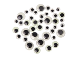 Ojos Adhesivos YOUDOIT 40 Piezas - 10 12 15 e 20 Mm