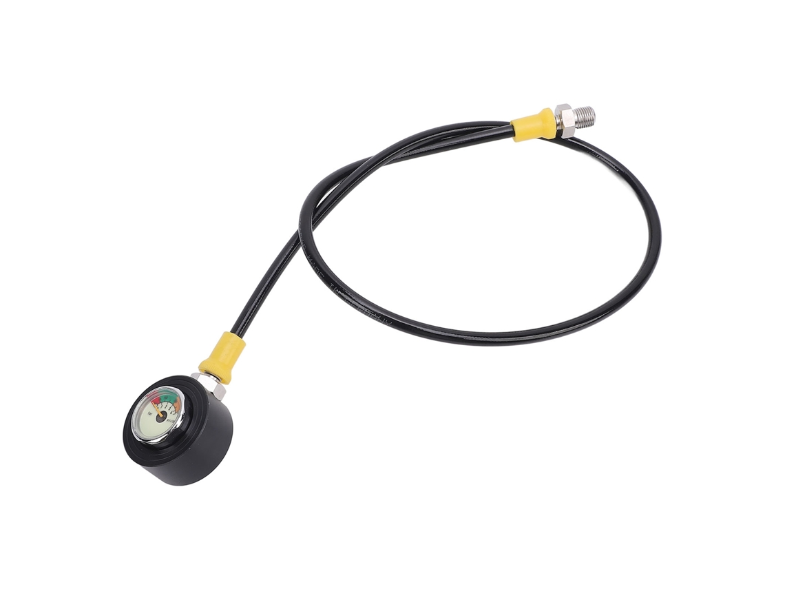Adaptador De Manguera Para Tanque De Buceo Con Manómetro De Alta Presión De 4000 Psi, Portátil Y Compacto.