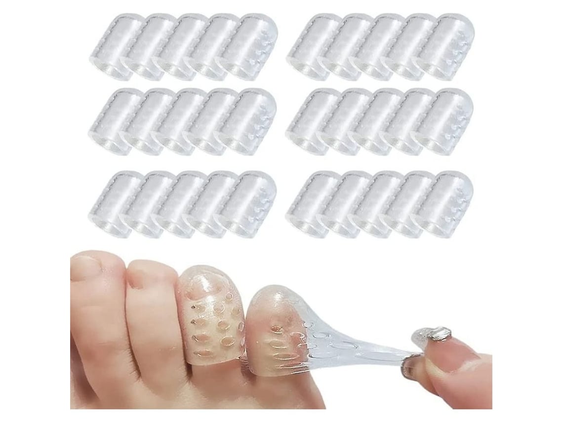 Protector De Dedos De Silicona Antifricción, Cubierta Transpirable Para Callos, Ampollas Y Uñas Encarnadas.