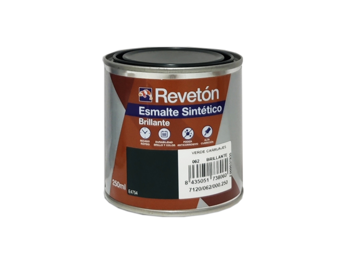 Esmalte Brillante Reveton 250 Ml (Verde Carruajes 062)