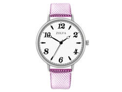 Reloj De Pulsera Analógico De Cuarzo Para Mujer Con Correa De Pu, Estilo Moderno (rojo Y Rosa)