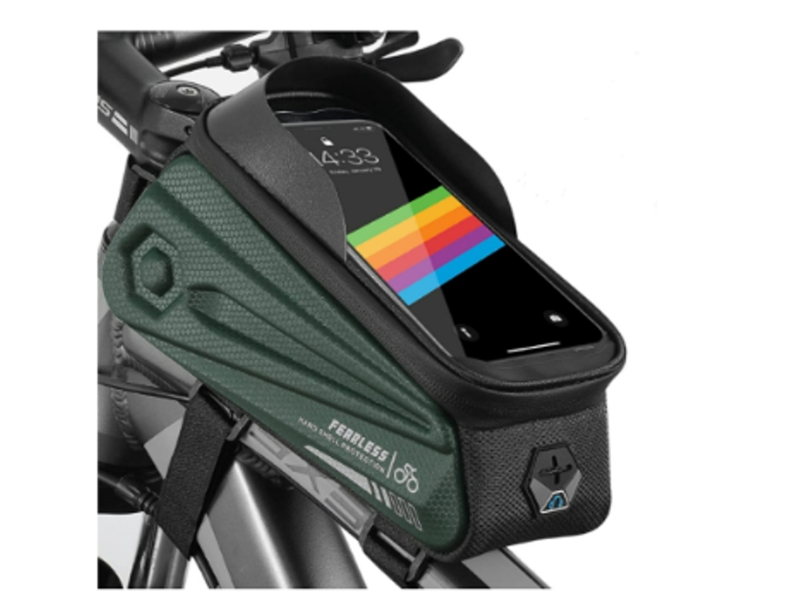 Bolsa para teléfono de bicicleta con pantalla táctil de Tpu de gran capacidad, ideal para ciclismo. YEMAESRE