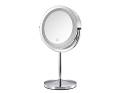 Espejo De Maquillaje Led De Doble Cara Con Aumento De 1x/10x Y Rotación De 360 Grados.