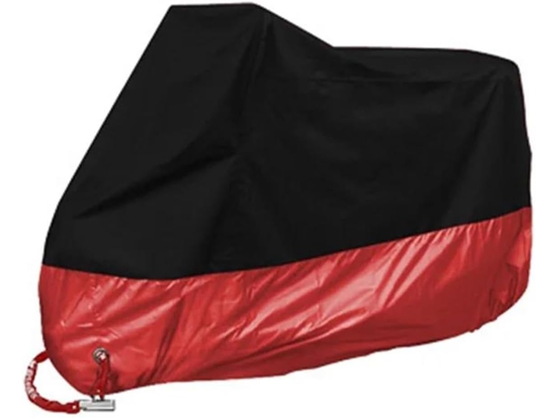 Funda para moto 190t antipolvo e impermeable 3xl/265x105x125cm Roja Gertiz