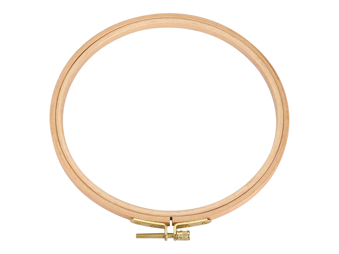 Marco De Madera Circular Para Bordado A Mano Bastidor De Punto Cruz Herramienta Diy 18cm
