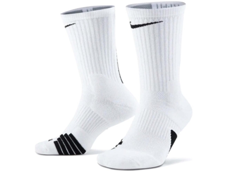 Medias Unisex NIKE Elite Crew Blanco (S)