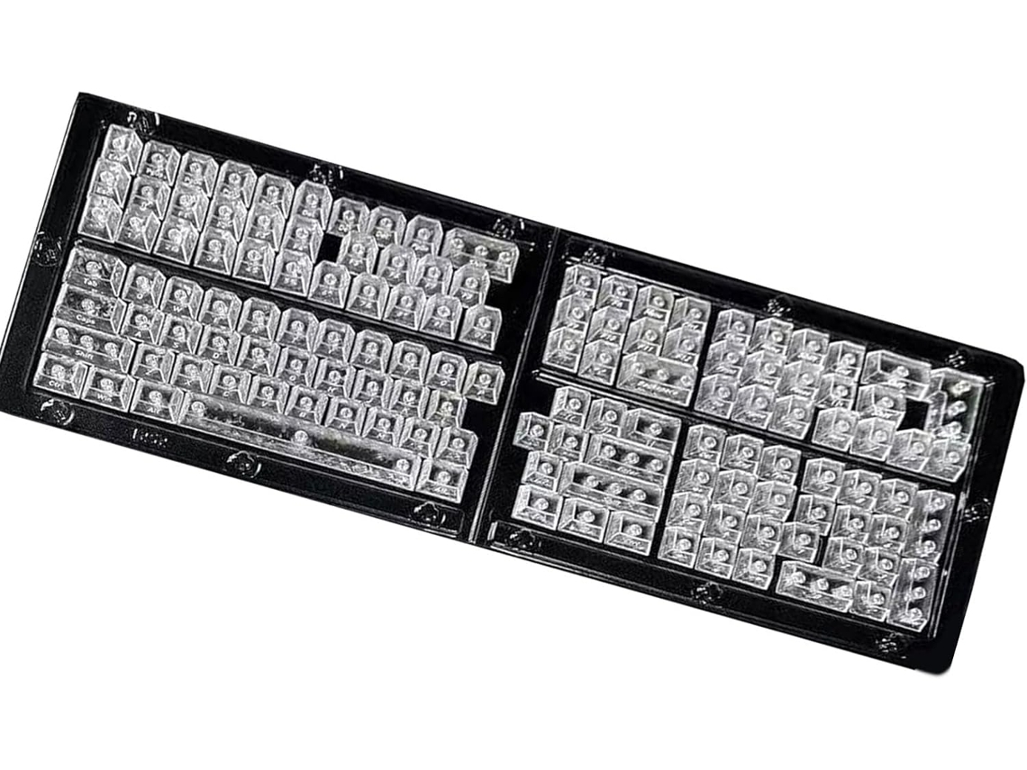 Teclas Retroiluminadas Con Textura De Carbono, Perfil Original, Teclados Mecánicos Impresos.
