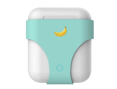 Funda Airpods Funda Airpods-Silicona[Cuu Azul]