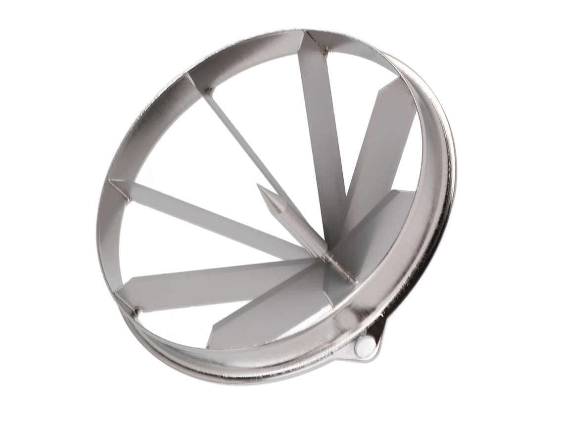 Cortador De Frutas Ergonómico De Acero Inoxidable, Desmontable, Para Manzanas, Peras Y Naranjas, 8 Secciones.