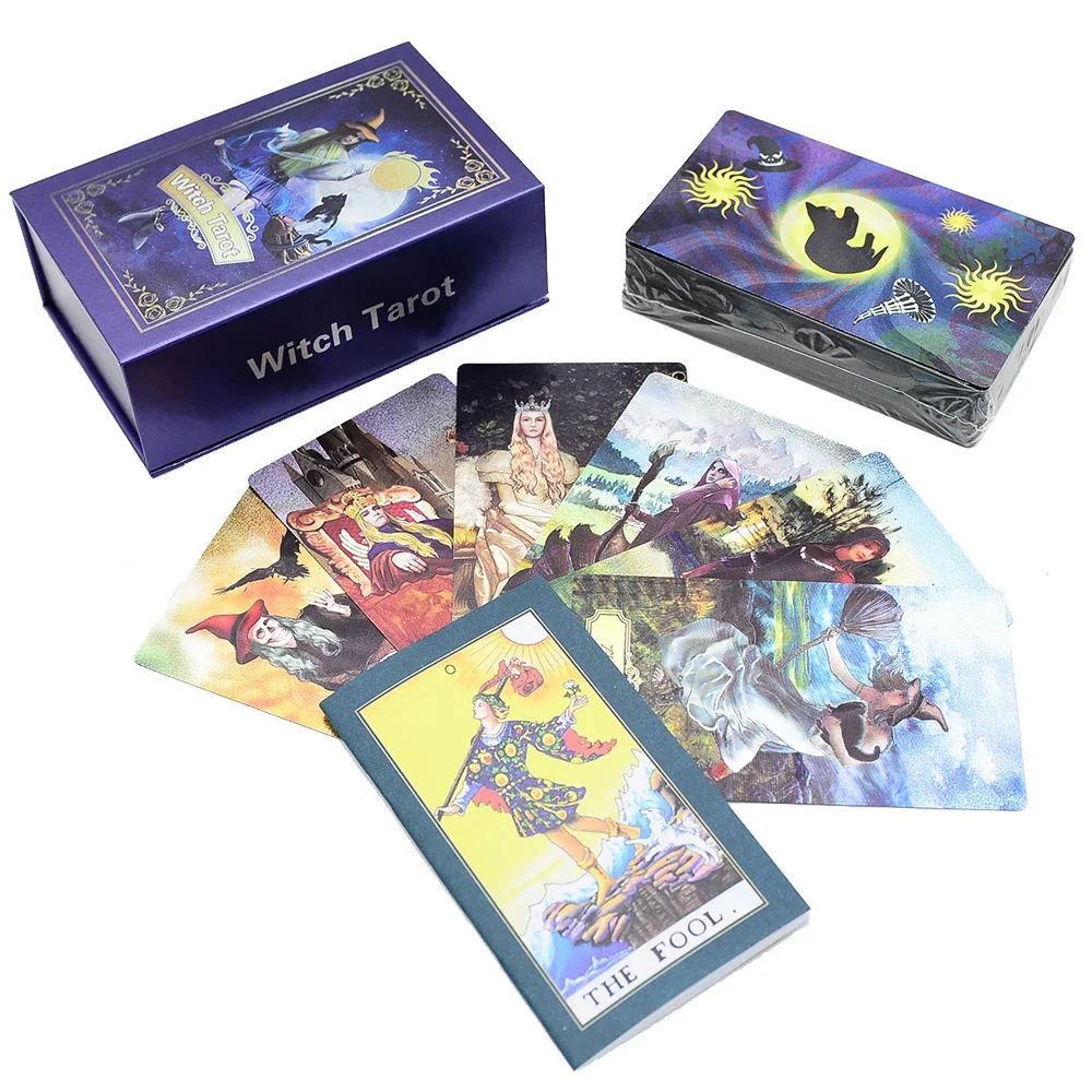 Cartas De Tarot De 7x12 Cm, En Inglés, Impermeables, Juego De Mesa Interactivo Para Niñas.