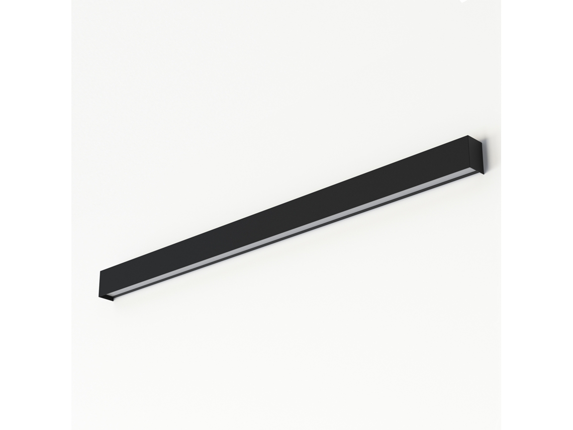 Lámpara NOWODVORSKI Straight Wall Led Black L (Negro - Acero )