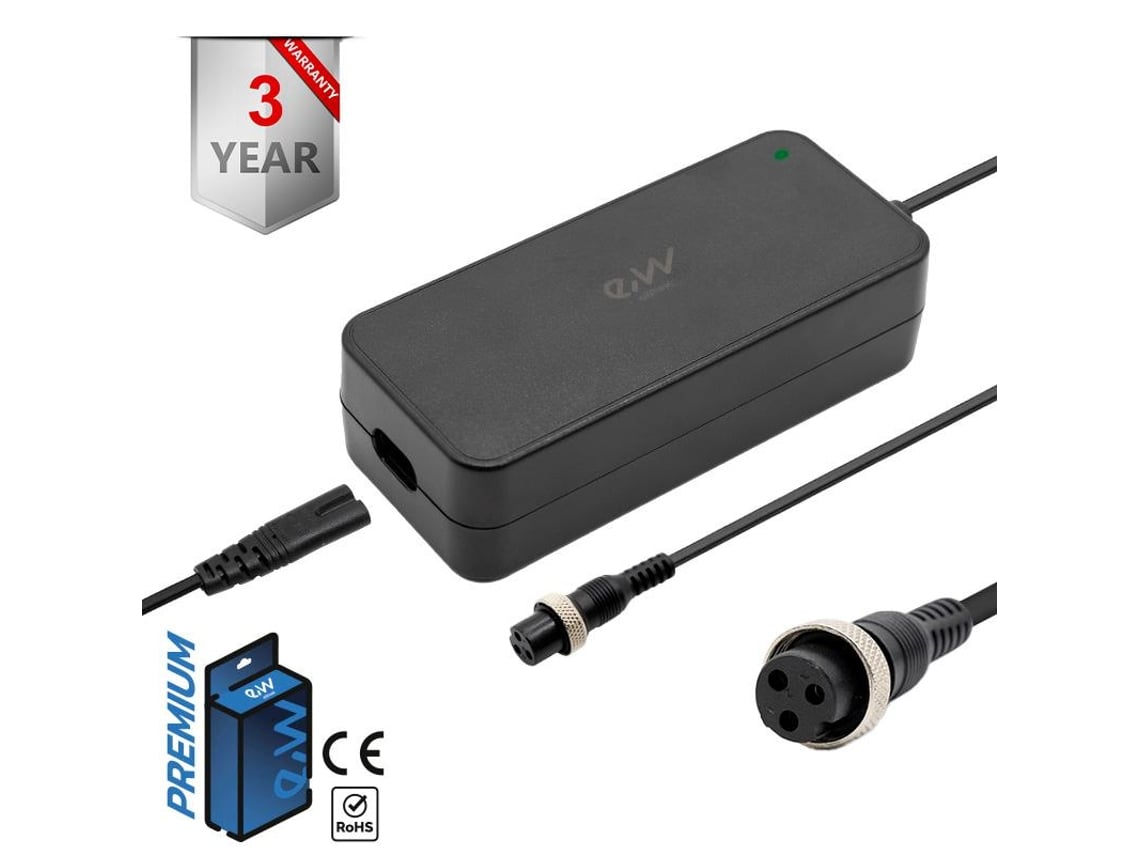 Cargador Premium 36v (salida 42v) 2a Conector Gx16 [ewheel]