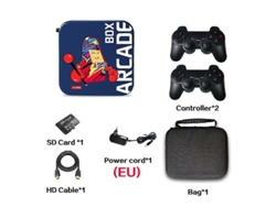 Consola De Juegos Portátil Arcade Box Con Mando Para Ps1, Dc, Naomi Y Neogeo, 50 000 Juegos Retro, Pantalla 4k Hd En Monitor De Proyector.
