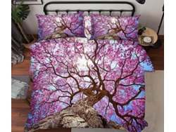 Funda de Edredón AJ WALLPAPER 3D árbol bonito 8 (200 x 225cm)