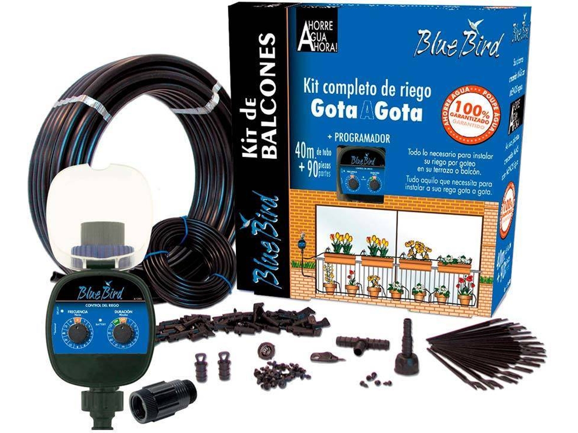 Kit de Riego Por Goteo con Programador BLUE BIRD