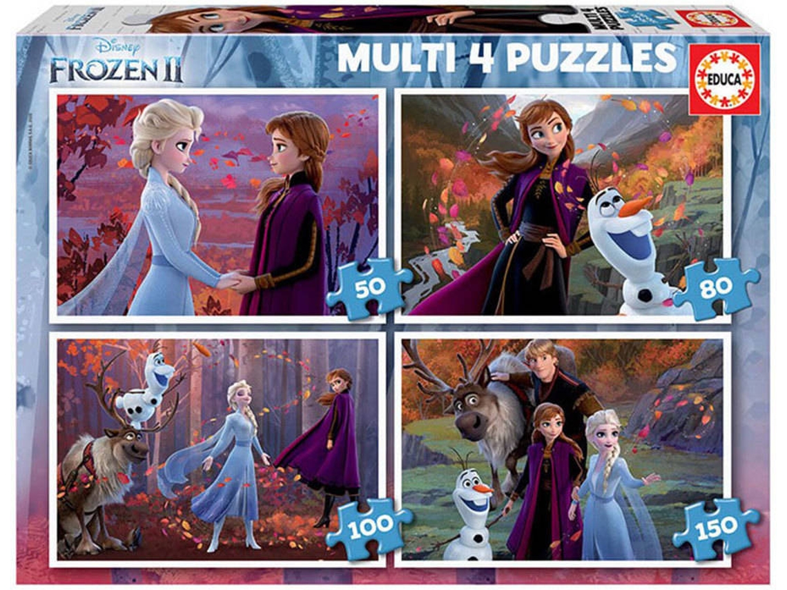 Puzzle EDUCA 4x Puzzles Progressivos Frozen 2 (Edad Mínima: 3 Años - 0 Piezas)