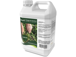 CULTIVERS Vinagre de Alcohol 5 L 100% Natural. Elimina las malas hierbas. Limpiador de Sistemas de Riego y bactericida Natural Regulador de ph