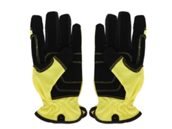 Guantes De Jardinería Resistentes A Pinchazos Y Al Desgaste Ligero, Transpirables, Seguros Para El Trabajo, Color Amarillo.
