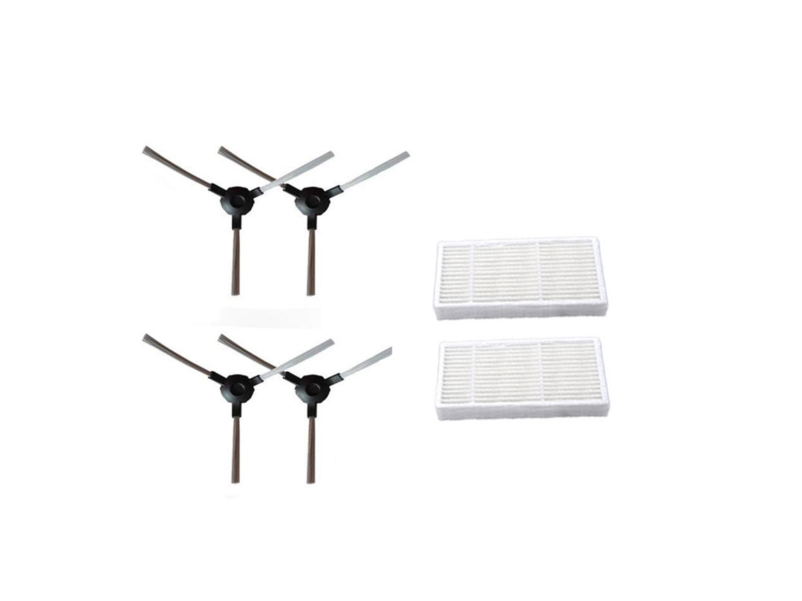 Robot aspirador cepillos laterales filtro Hepa para Masterclean Bl800 piezas de aspiradora robótica Accesorios