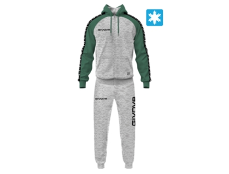 Chándal para Hombre GIVOVA (2XL - Gris)