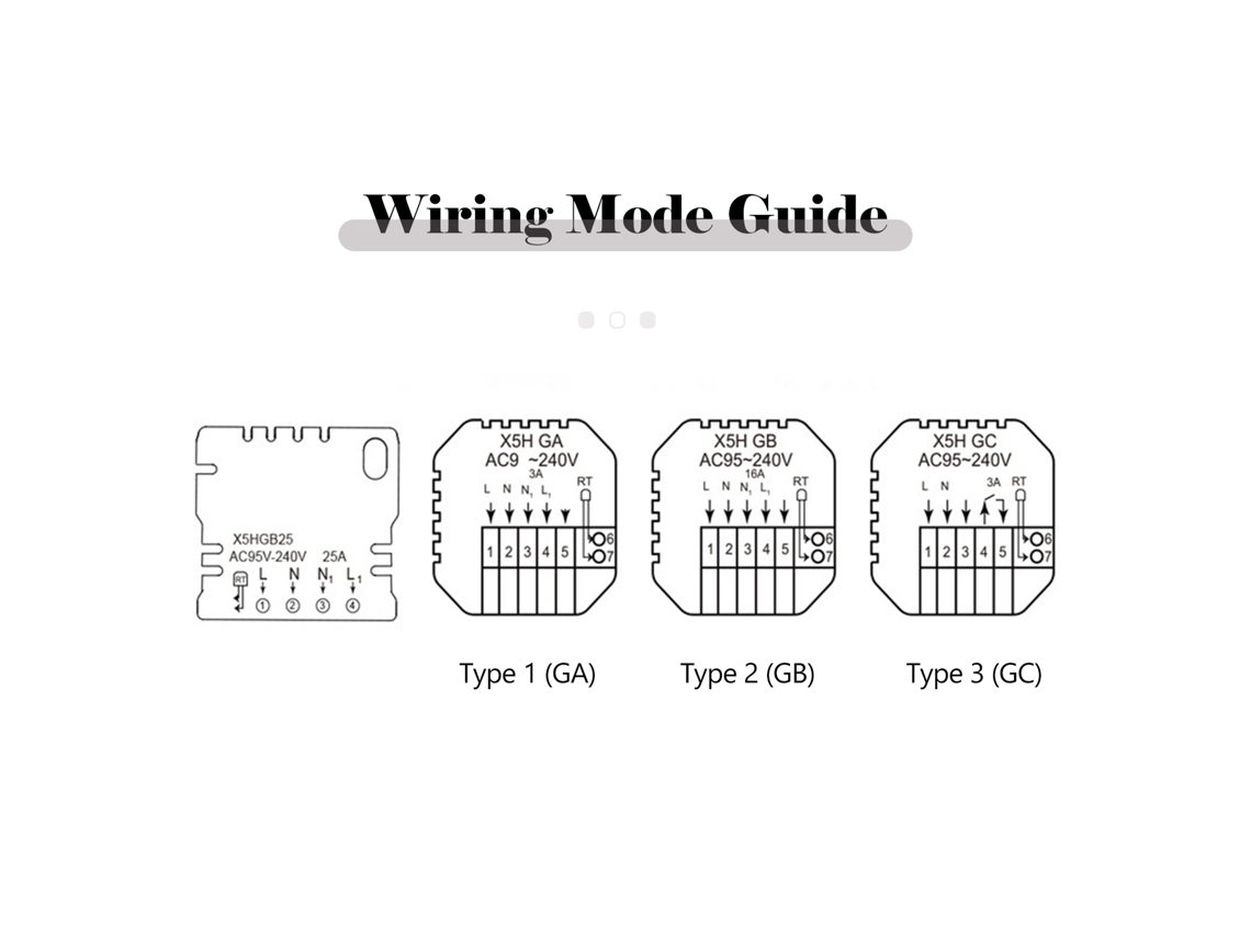 Termostato Inteligente Programable Por Wifi, Control Mediante Aplicación/táctil, Para Calefacción Por Suelo Radiante/radiadores, Pantalla Lcd.