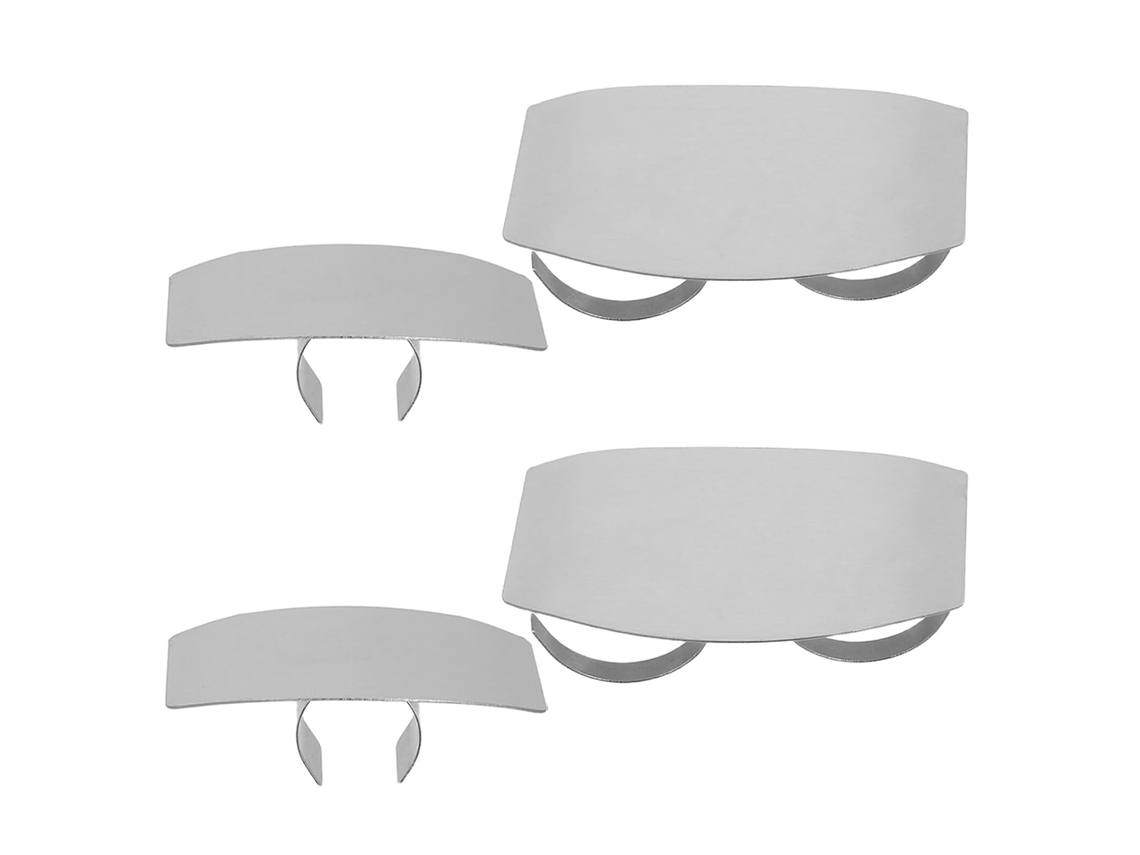 Protectores De Dedos De Acero Inoxidable De 4 Piezas Para Cortar Verduras - Juego Ergonómico