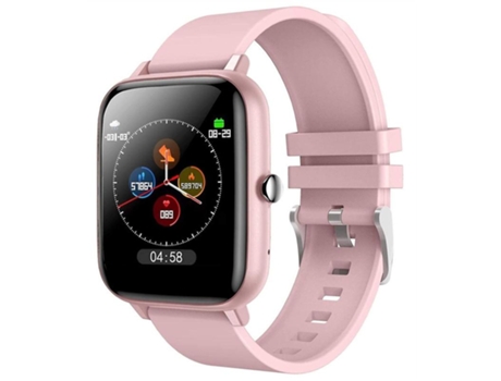 Reloj inteligente con llamada Bluetooth, rastreador de ejercicios táctil completo, monitor de salud, reloj multideportivo para Android e iOS (rosa)...