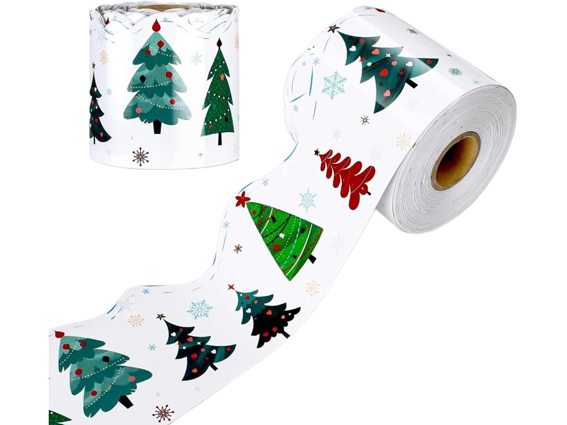 Decoraci N De Rbol Navidad Para Aula 18 M Strip Decorativa Temporada Apartment Puerta Y Otras Habitaciones
