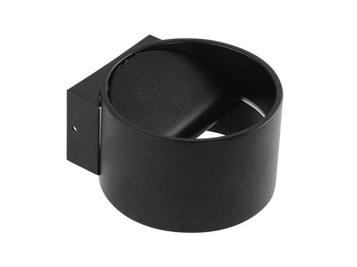 Luz de pared LED negra 8W (Ec. 64W) 4200K Diam. 100 mm HOROZ ELECTRIC