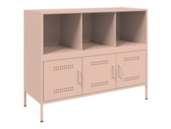 Maison Exclusive - Aparador Acero Rosa 100,5x39x79 Cm