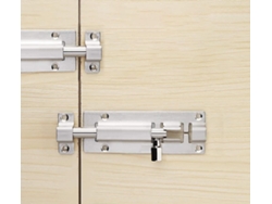 Paquete De 6 Pestillos De Seguridad De Acero Inoxidable Deslizantes Para Puertas Interiores, Cerraduras Deslizantes Resistentes Y Duraderas